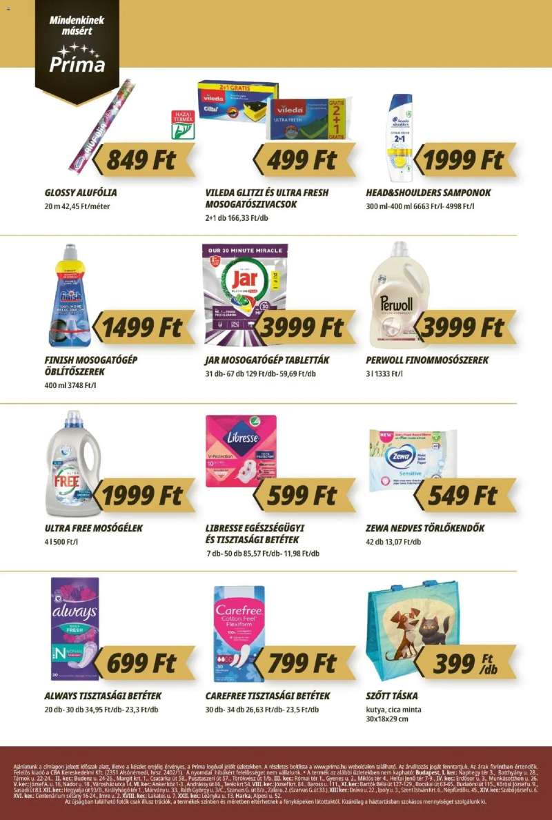 CBA Príma CBA Príma akciós újság 12 oldal