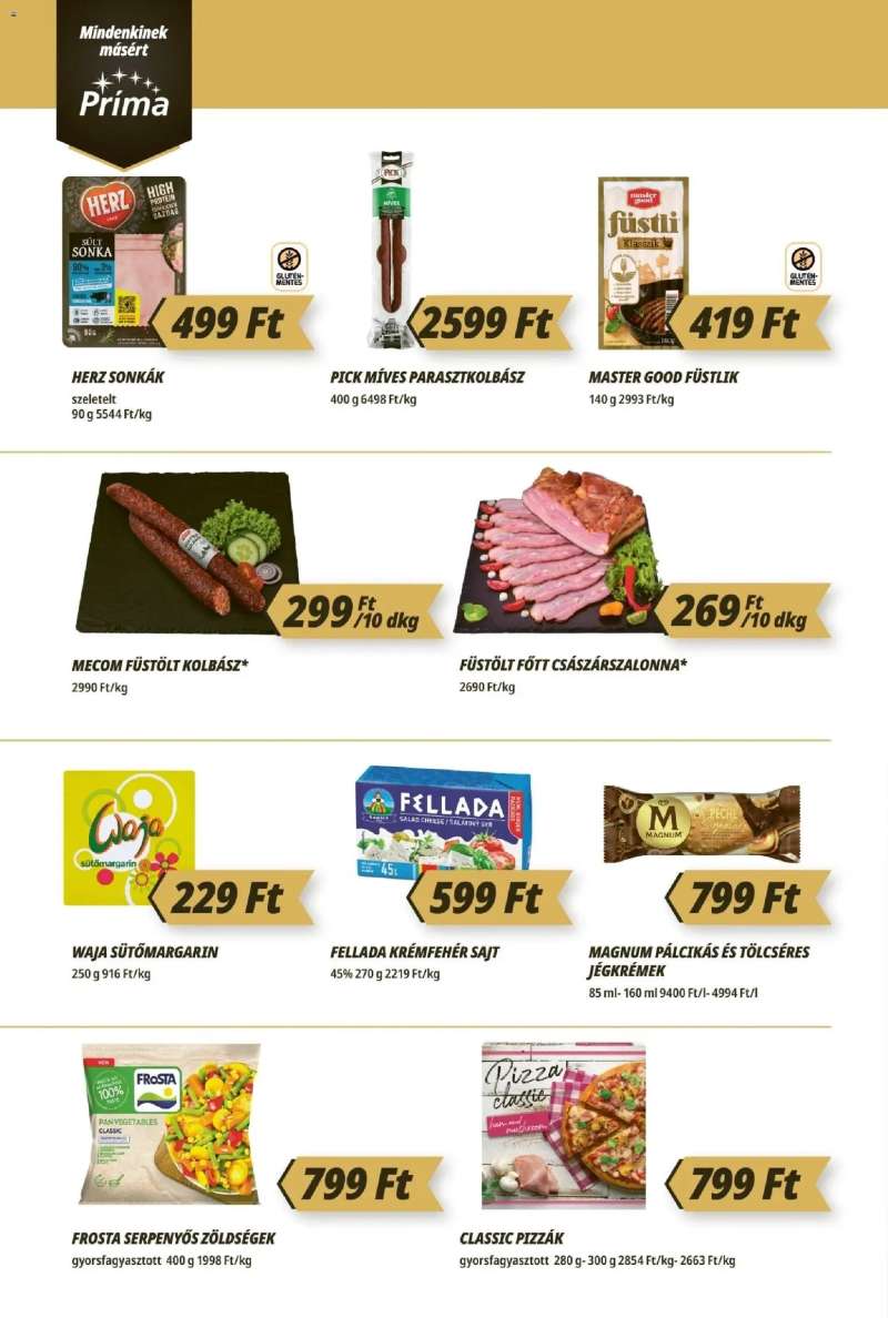CBA Príma CBA Príma akciós újság 2 oldal