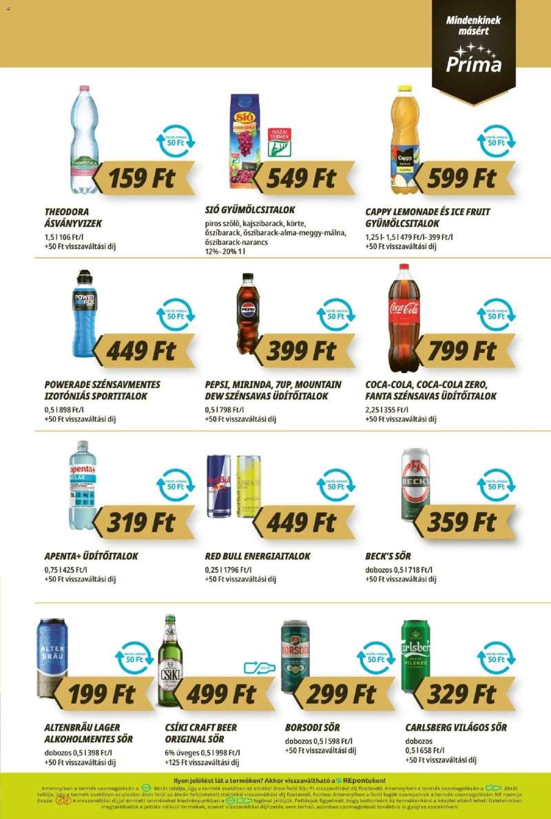 CBA Príma CBA Príma akciós újság 11 oldal