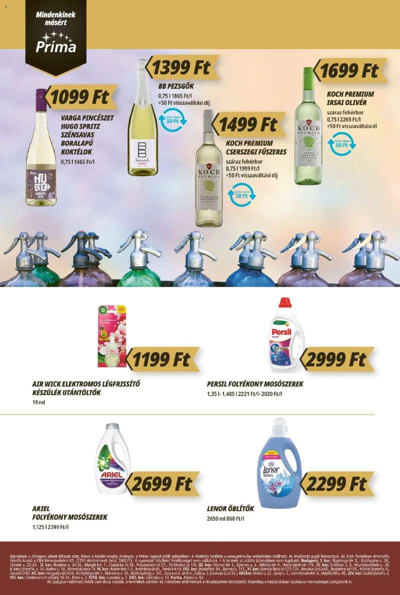 CBA Príma CBA Príma akciós újság 12 oldal