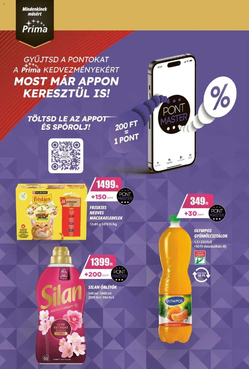 CBA Príma CBA Príma akciós újság 8 oldal