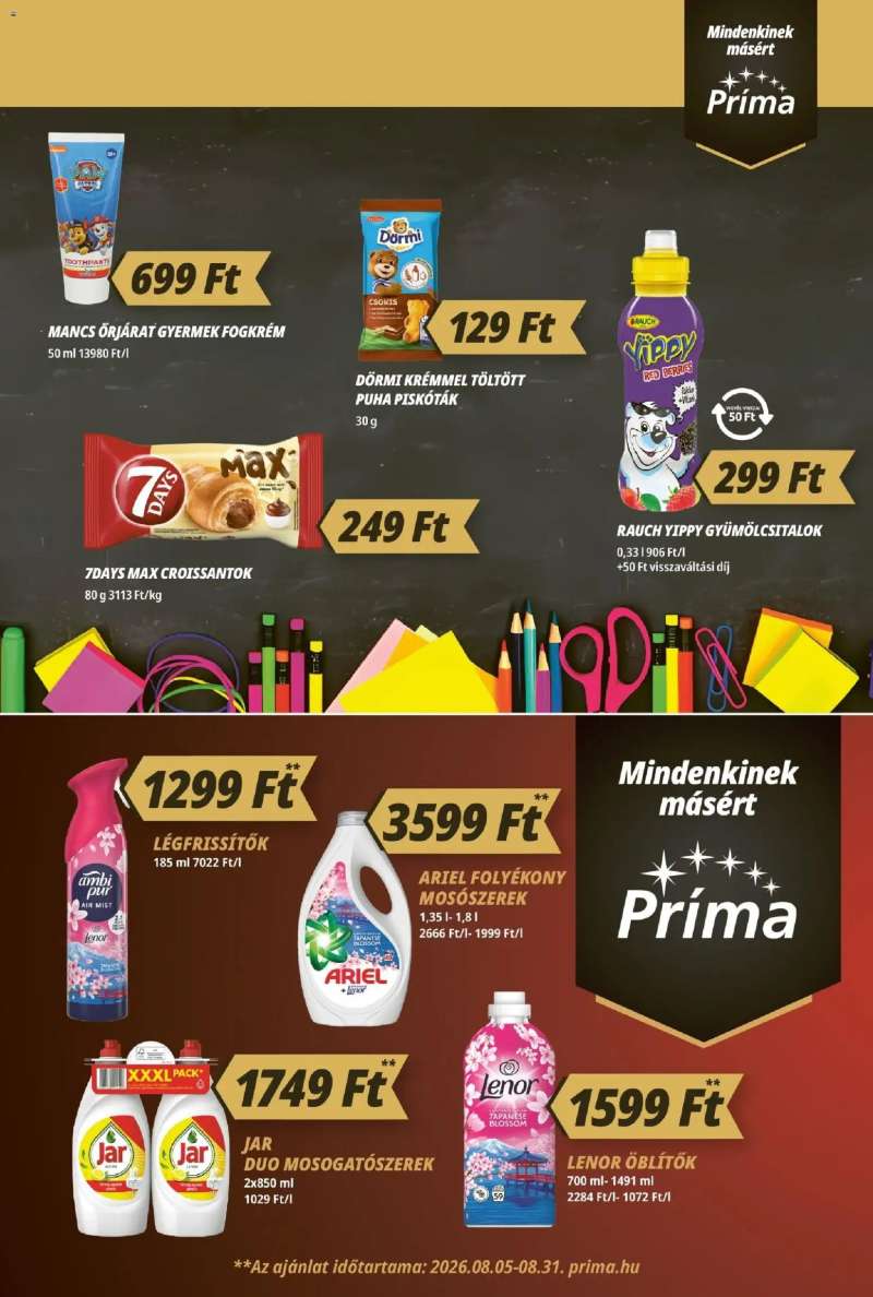 CBA Príma CBA Príma akciós újság 9 oldal