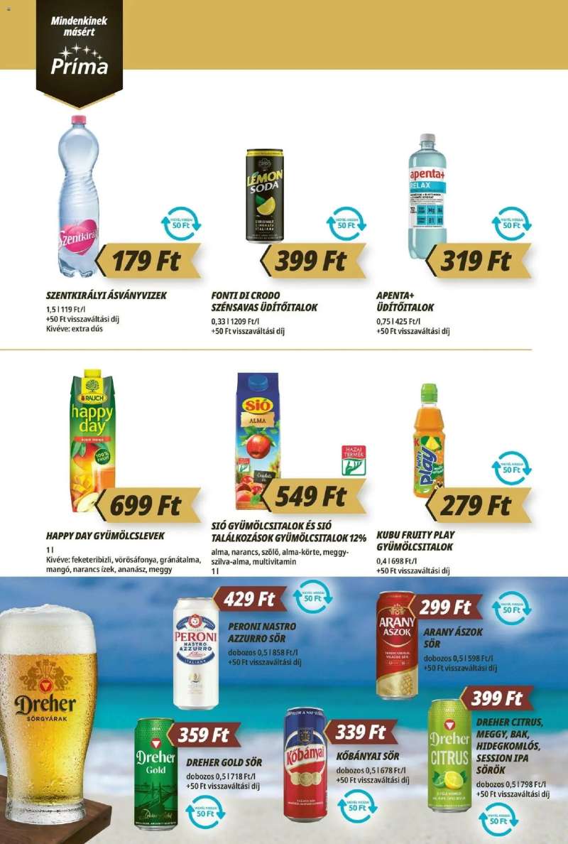 CBA Príma CBA Príma akciós újság 10 oldal