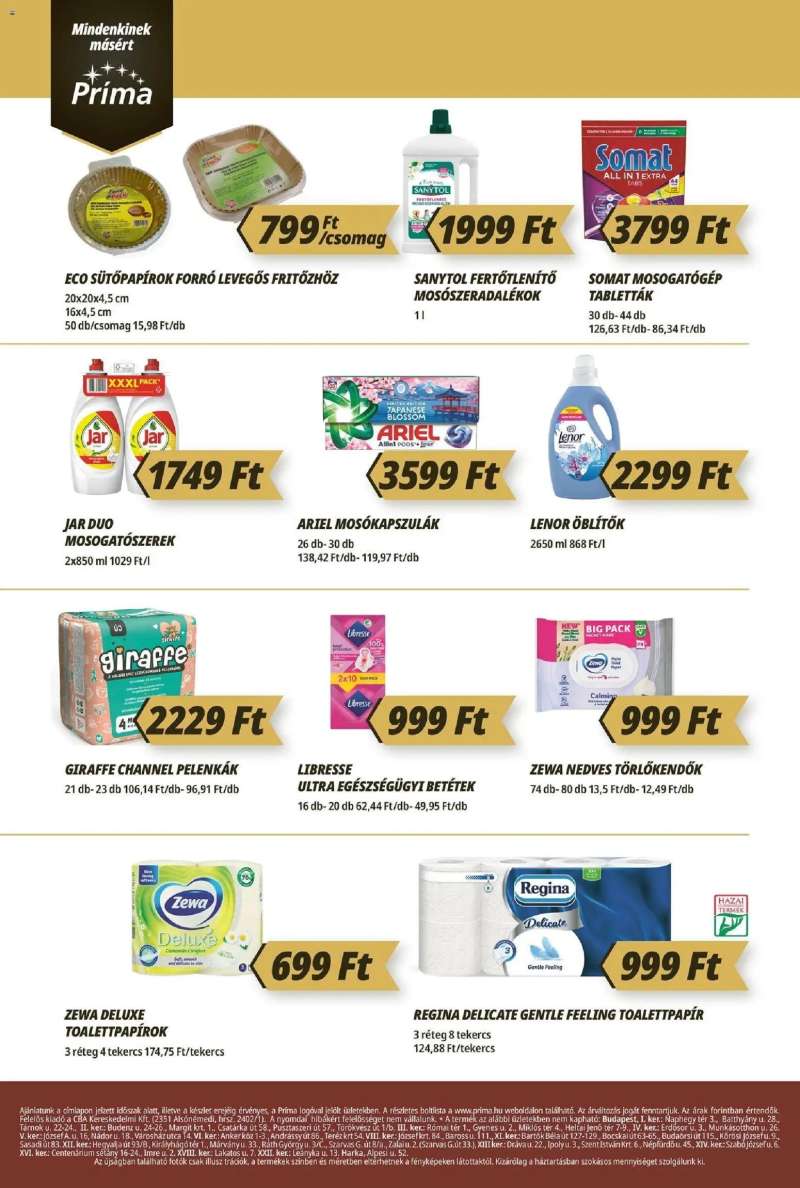 CBA Príma CBA Príma akciós újság 12 oldal