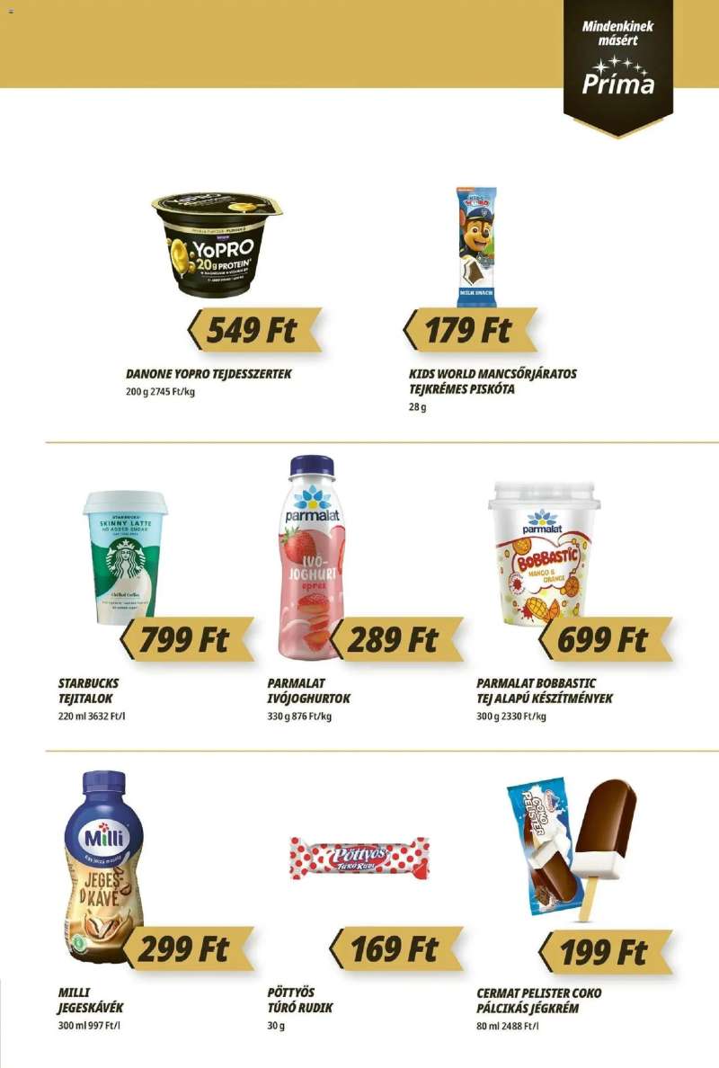 CBA Príma CBA Príma akciós újság 3 oldal