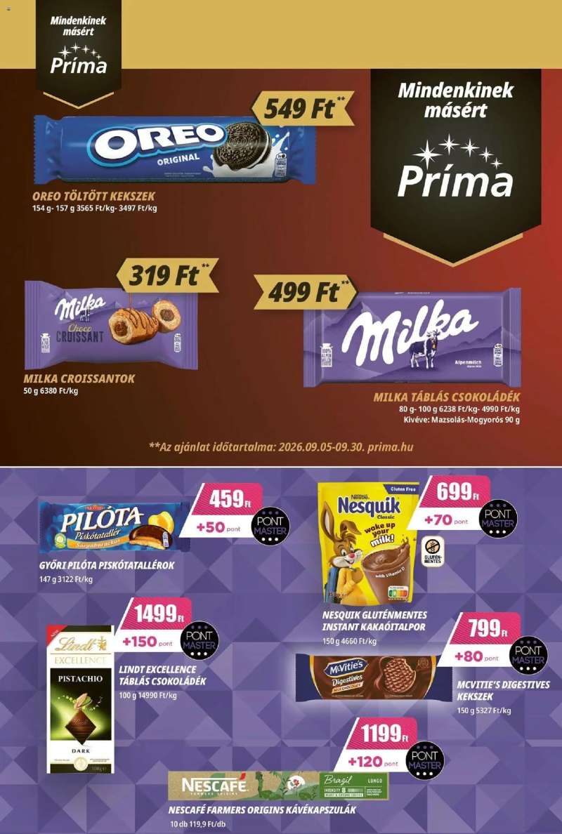 CBA Príma CBA Príma akciós újság 6 oldal