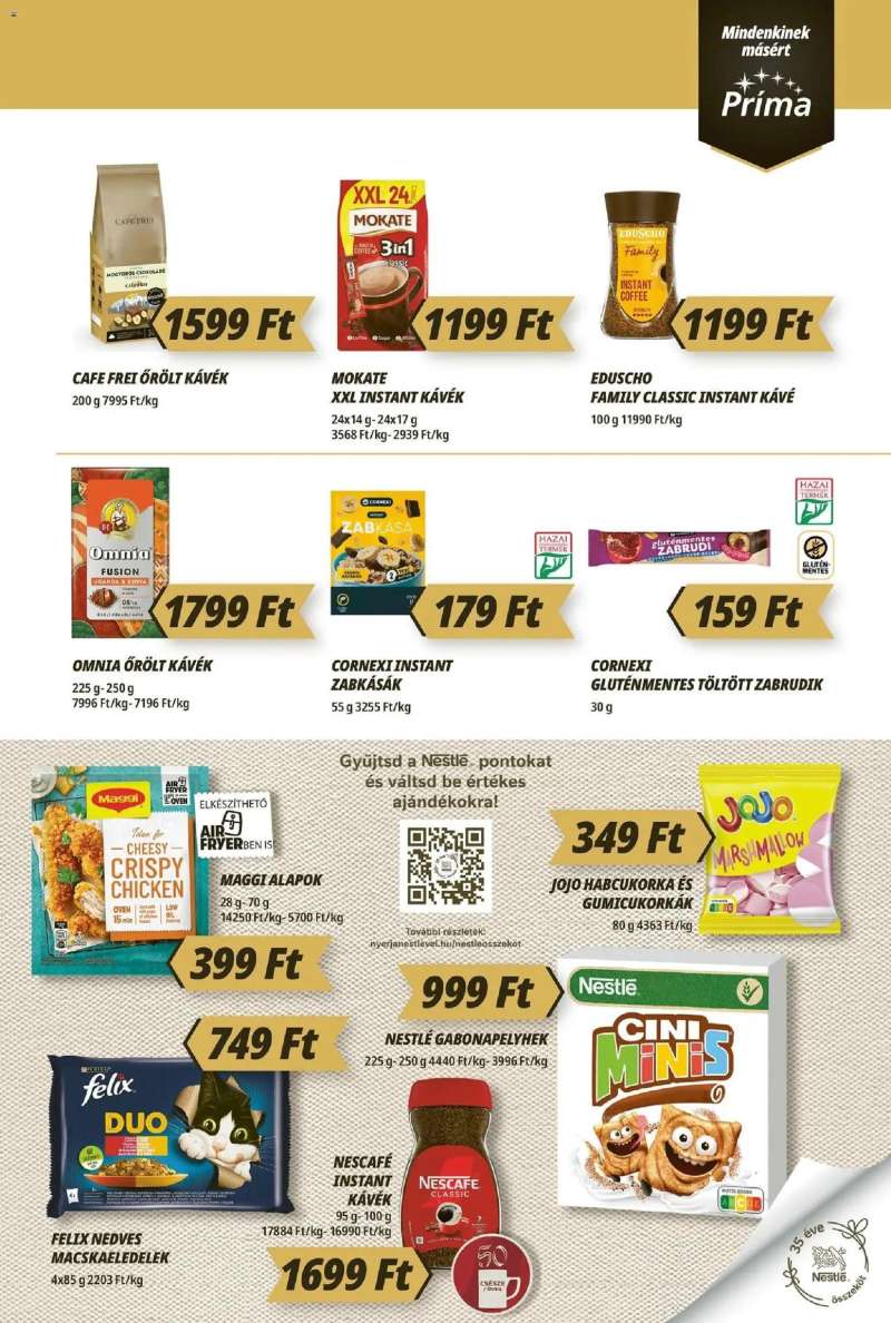 CBA Príma CBA Príma akciós újság 7 oldal