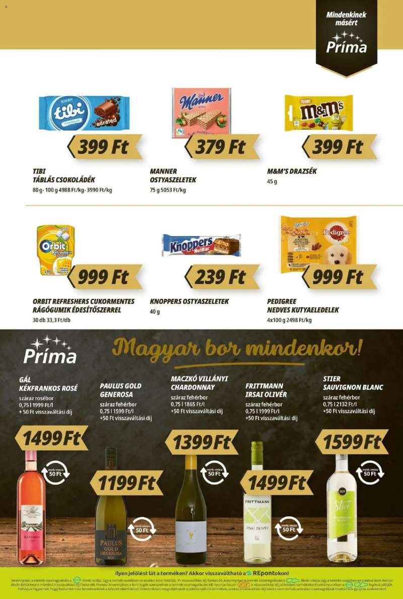 CBA Príma CBA Príma akciós újság 9 oldal