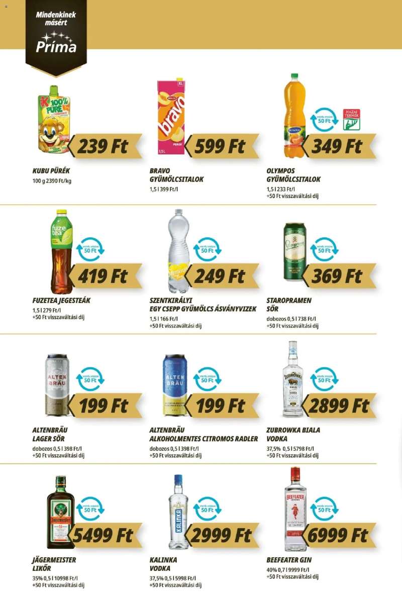 CBA Príma CBA Príma akciós újság 10 oldal