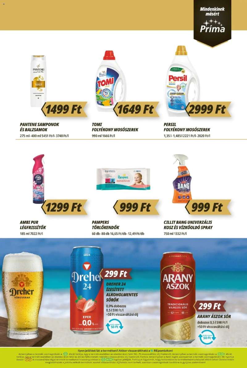 CBA Príma CBA Príma akciós újság 11 oldal