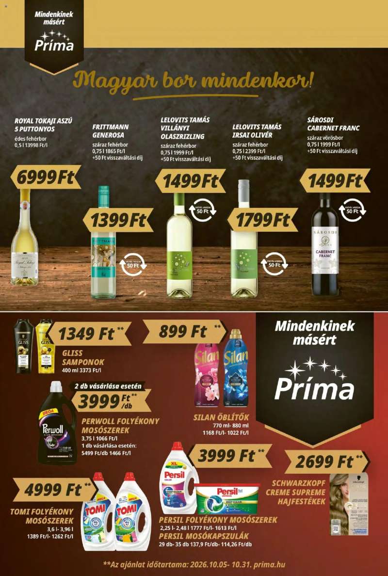 CBA Príma CBA Príma akciós újság 10 oldal