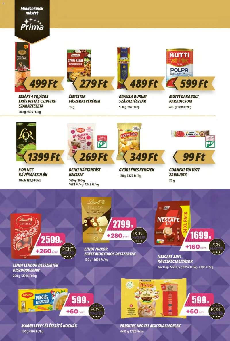 CBA Príma CBA Príma akciós újság 6 oldal