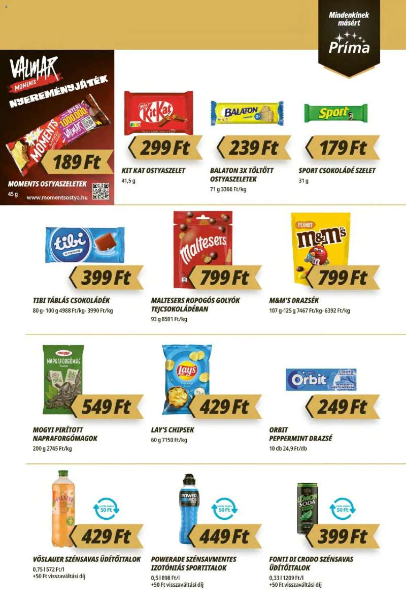 CBA Príma CBA Príma akciós újság 7 oldal