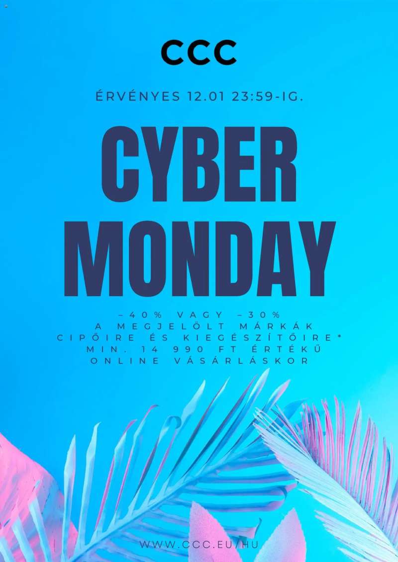 CCC Cyber Monday 1 oldal