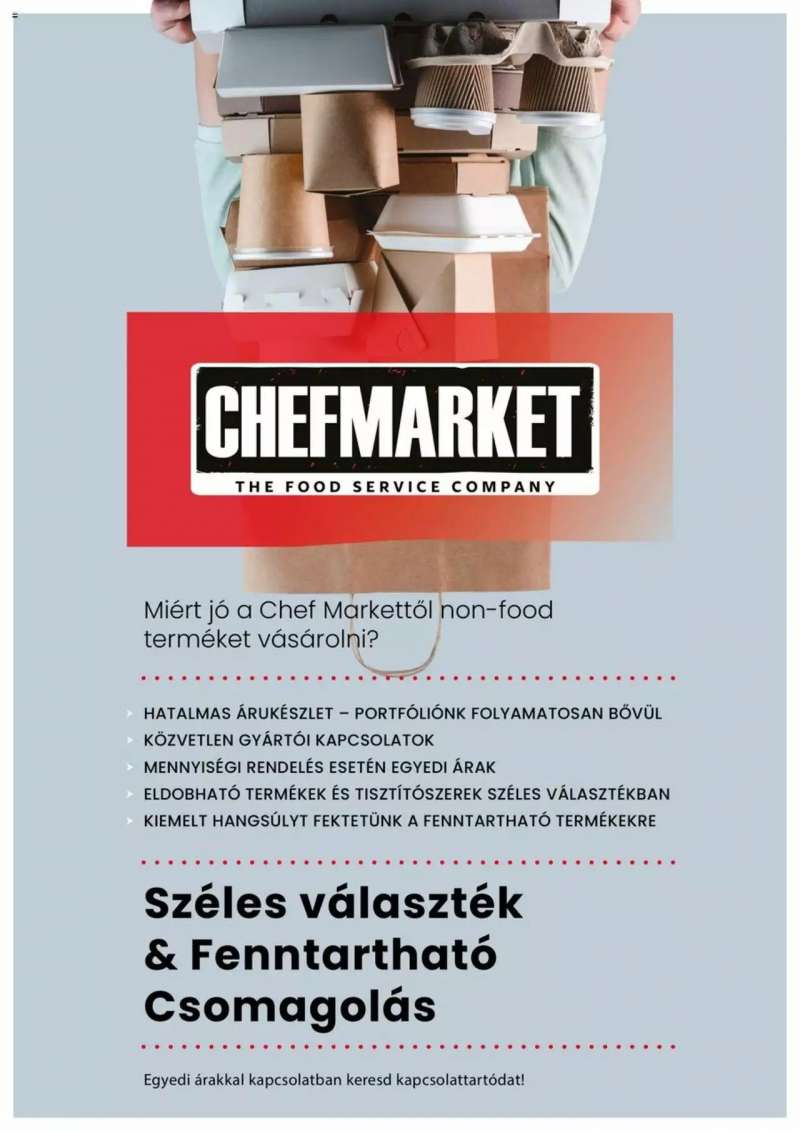 Chef Market Termék katalógus 124 oldal
