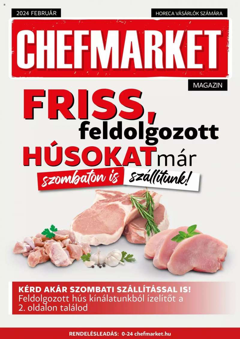 Chef Market Akciós Újság Chef Market 1 oldal