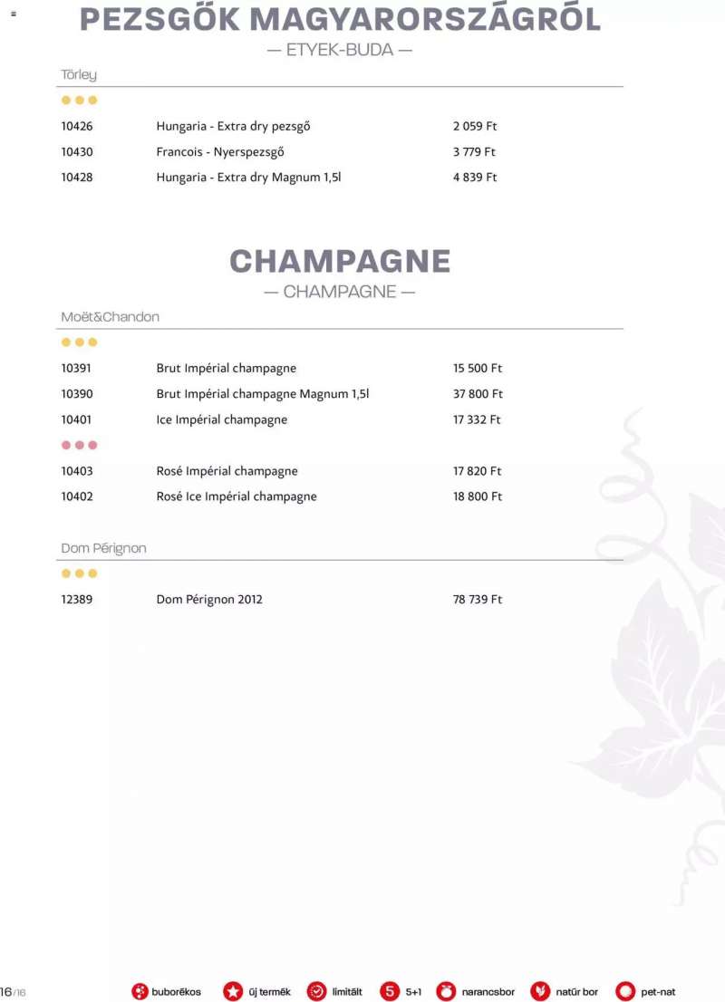 Chef Market Bor & pezsgő 16 oldal