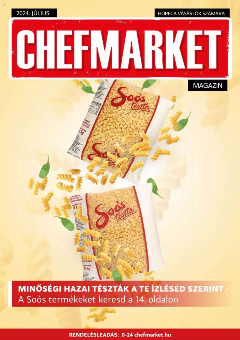 Chef Market Akciós újság Chef Market 1 oldal