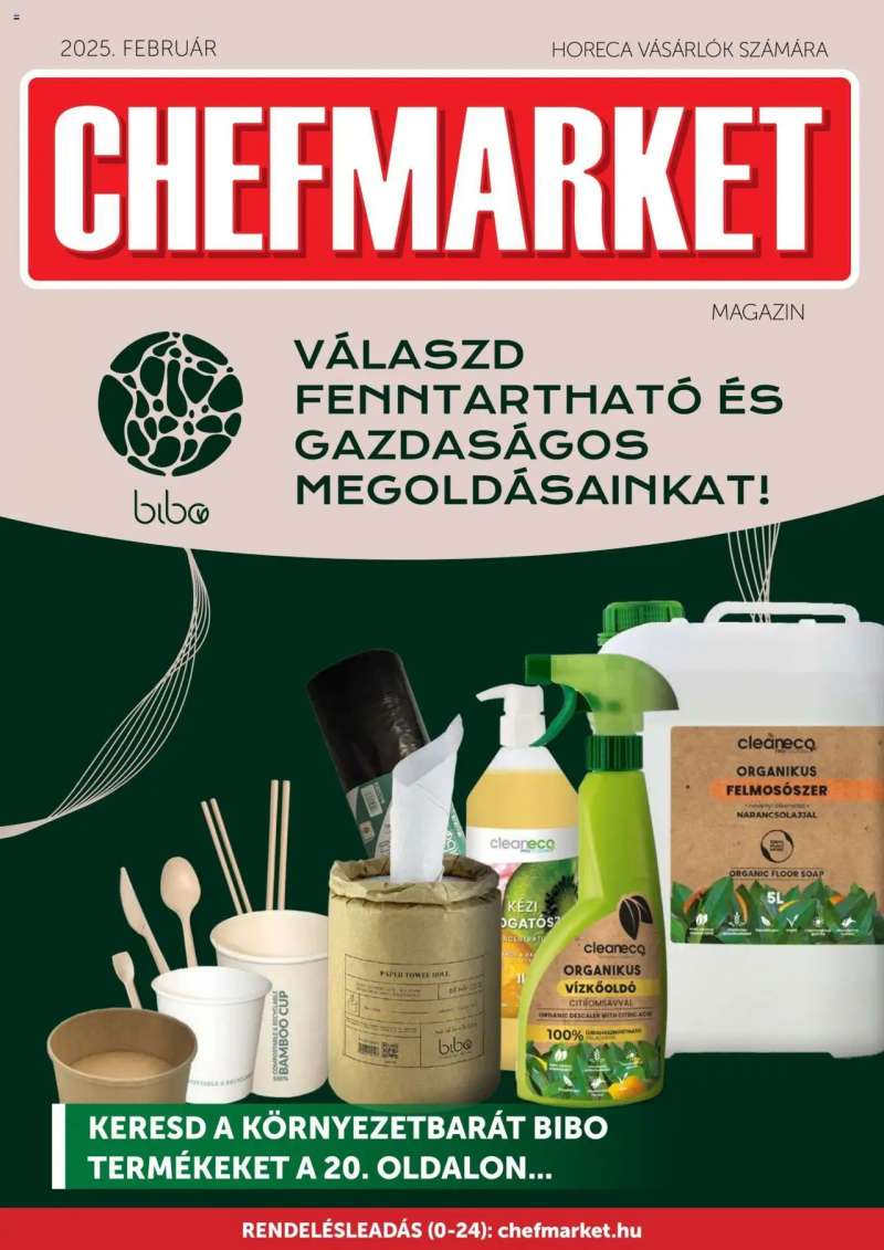 Chef Market Akciós újság Chef Market 1 oldal