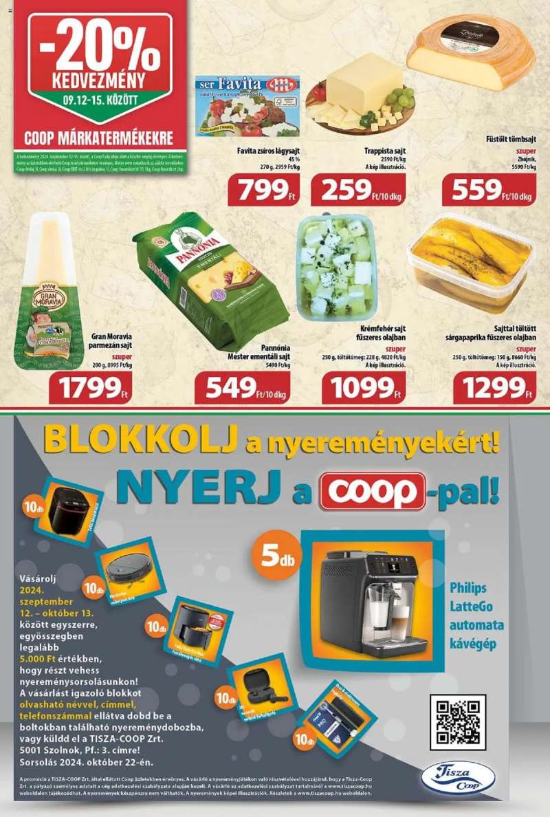 COOP Tisza - Mini & Abc & Szuper 4 oldal