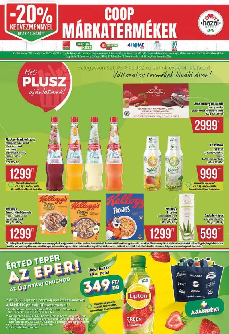 COOP Tisza - Szuper Plusz 12 oldal