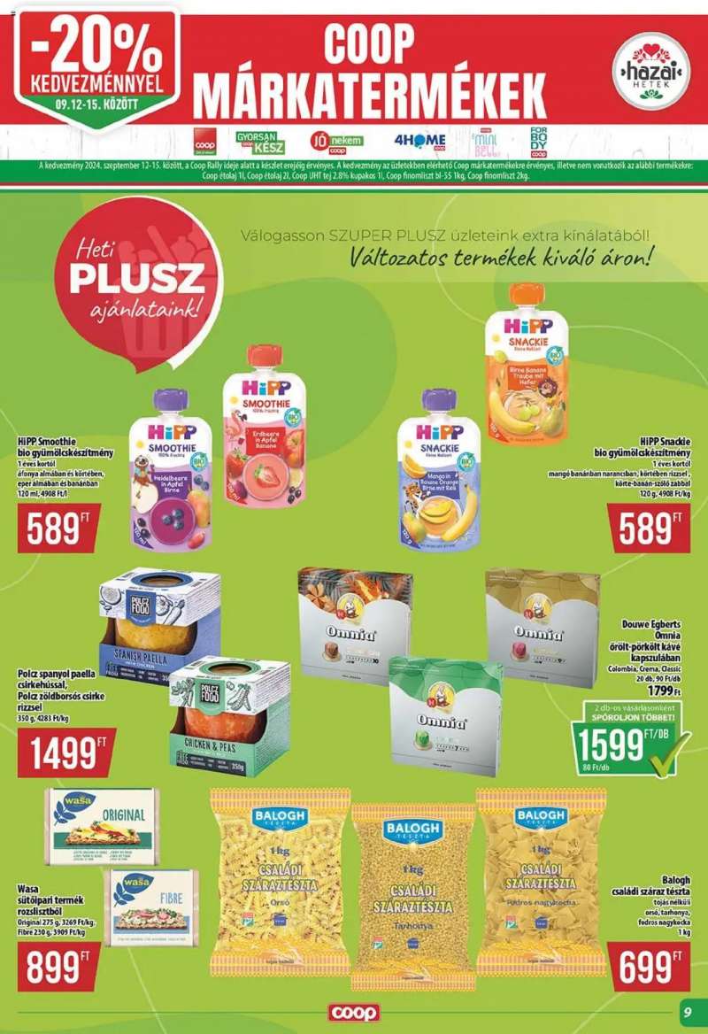 COOP Tisza - Szuper Plusz 9 oldal