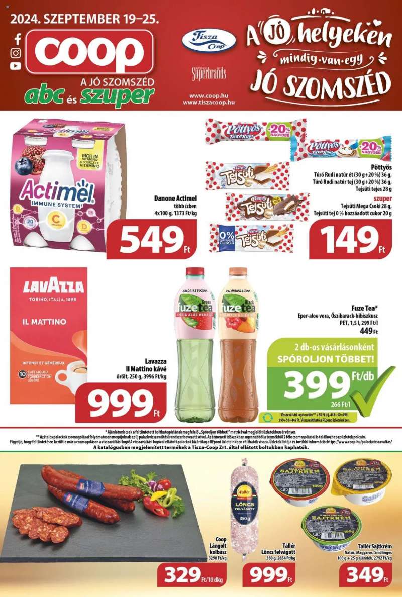 COOP Tisza - Mini & Abc & Szuper 1 oldal