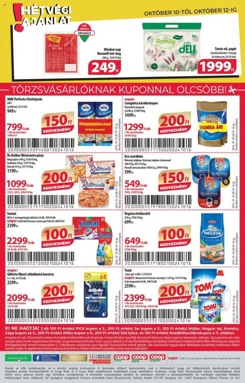 COOP Akciós újság COOP 12 oldal