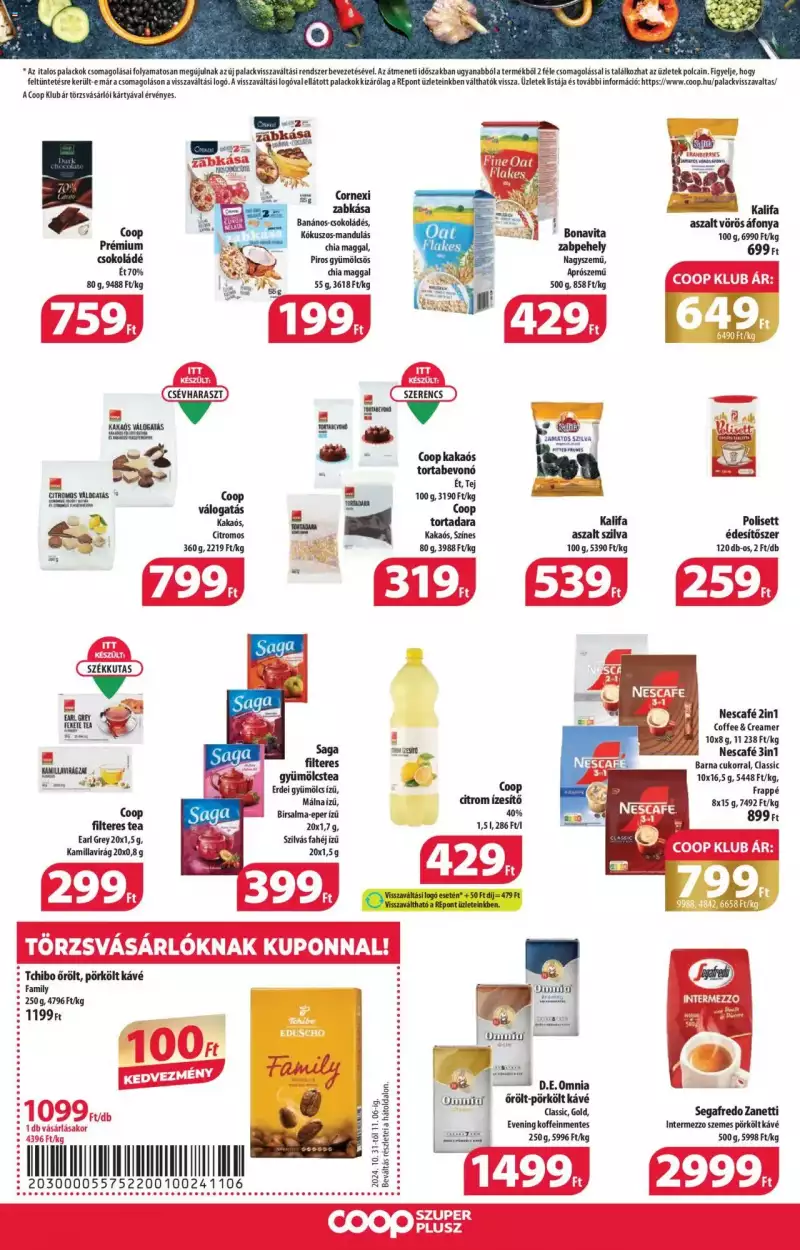 COOP Akciós újság Szuper Plusz 8 oldal