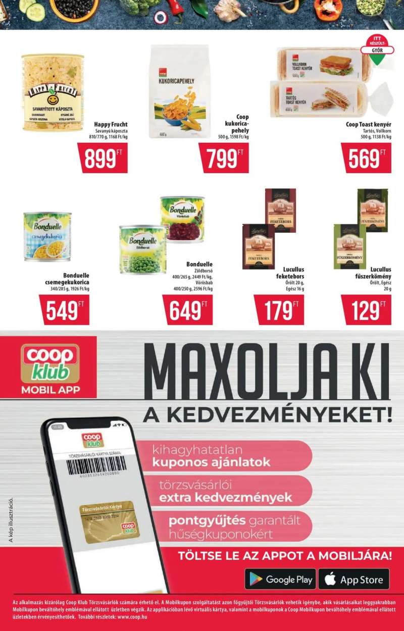 COOP Akciós újság Szuper Plusz 9 oldal