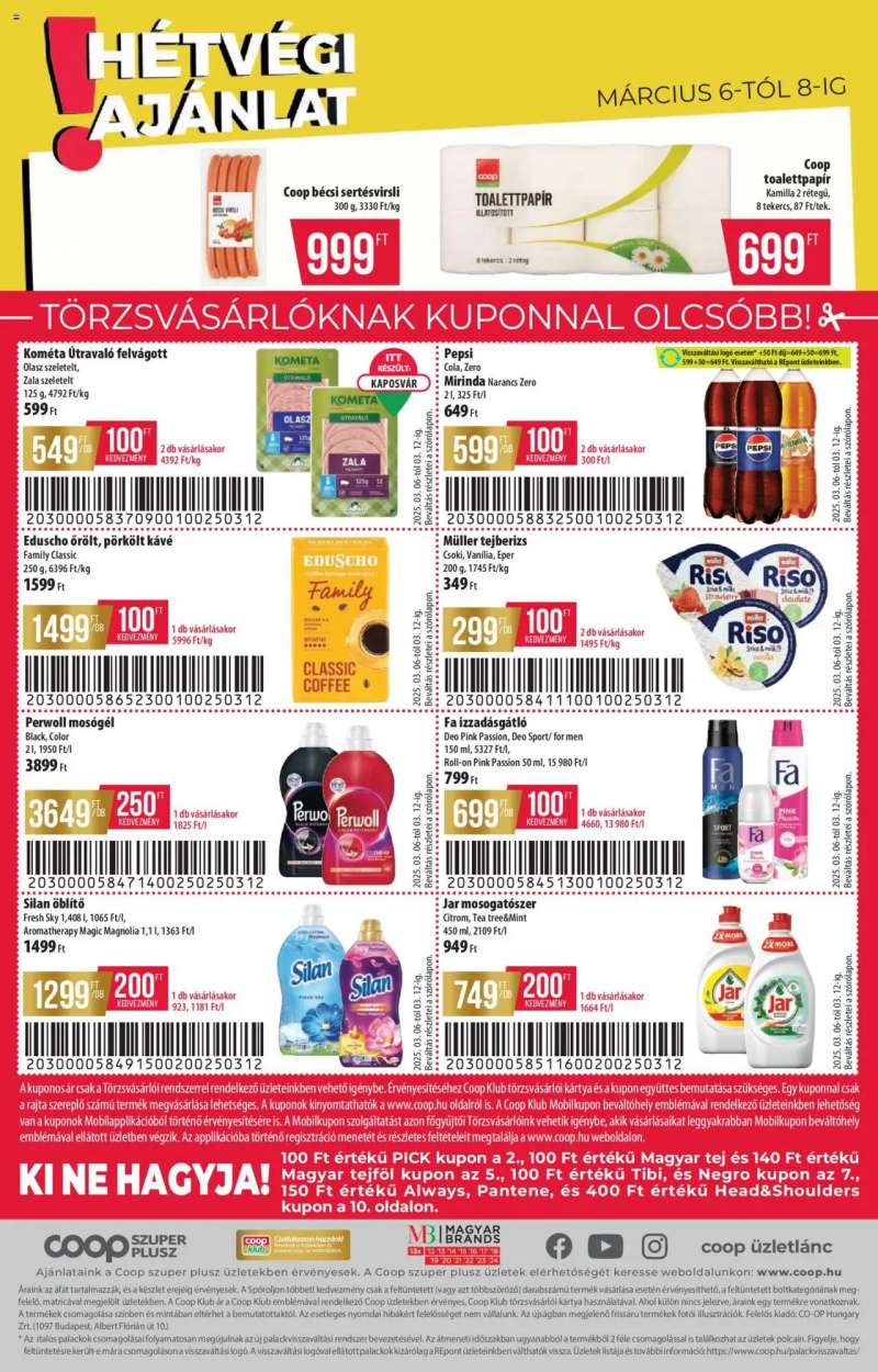 COOP Akciós újság Szuper Plusz 12 oldal