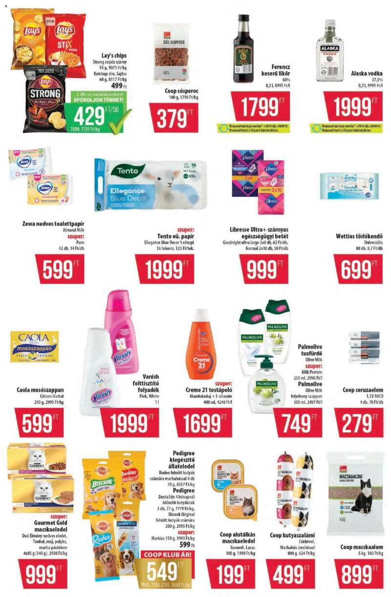 COOP Akciós újság COOP 11 oldal