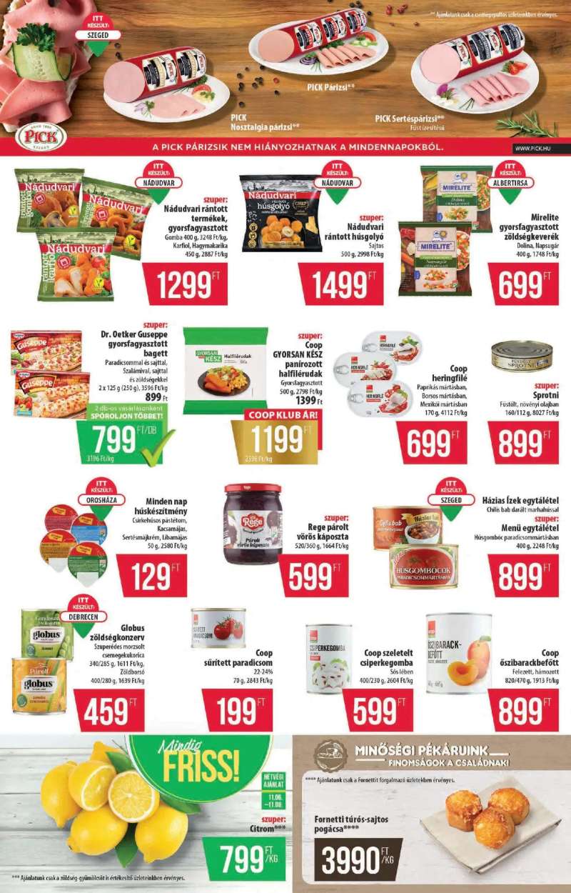 COOP Akciós újság COOP 3 oldal