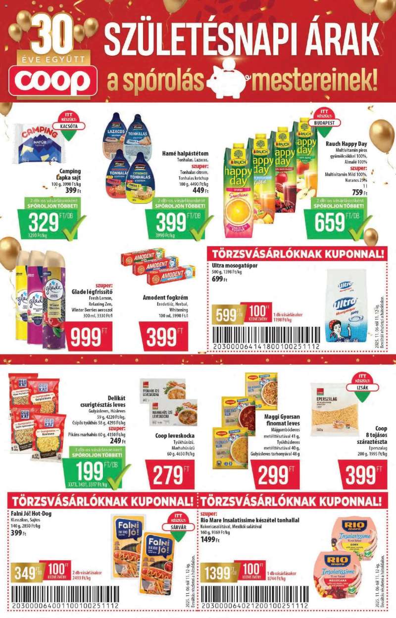 COOP Akciós újság COOP 4 oldal