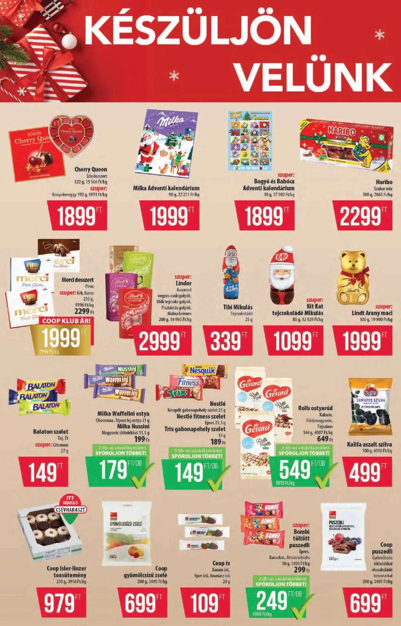 COOP Akciós újság COOP 8 oldal