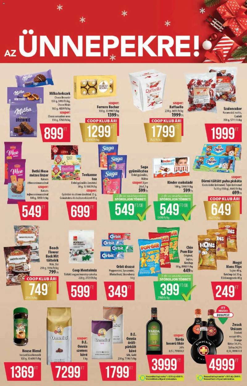 COOP Akciós újság COOP 9 oldal