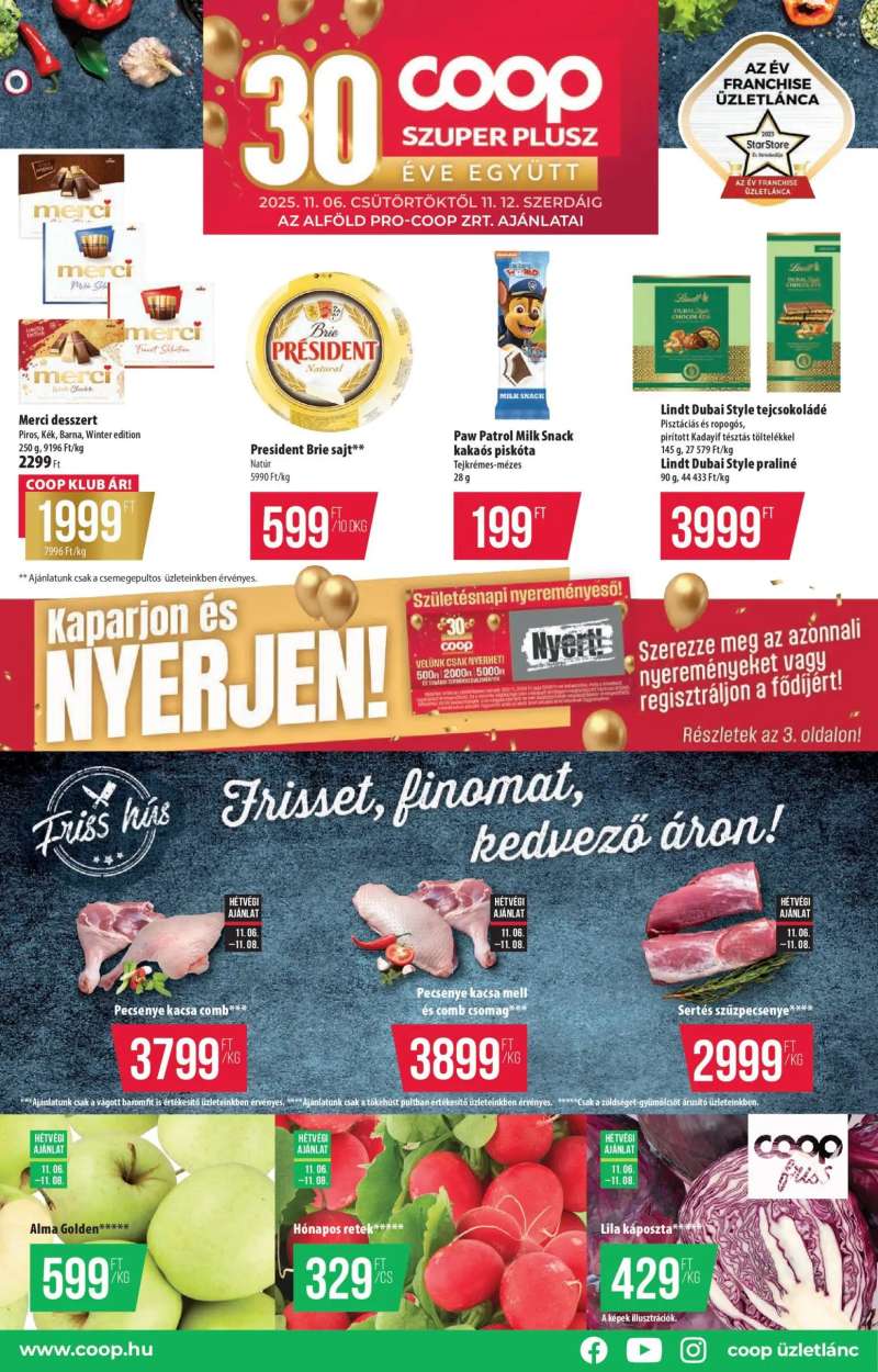 COOP Alföld Pro-Coop Zrt. - Szuper Plus 1 oldal