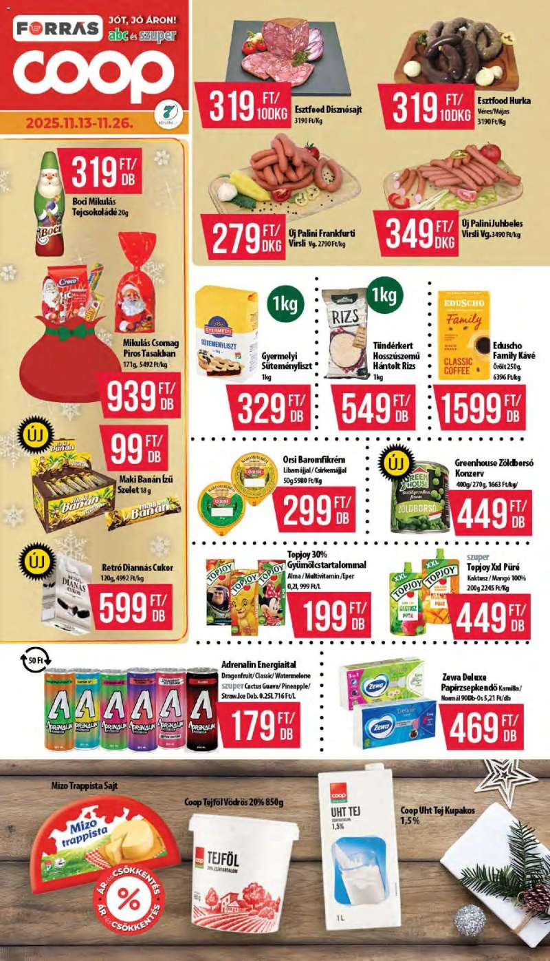 COOP Akciós újság COOP 1 oldal