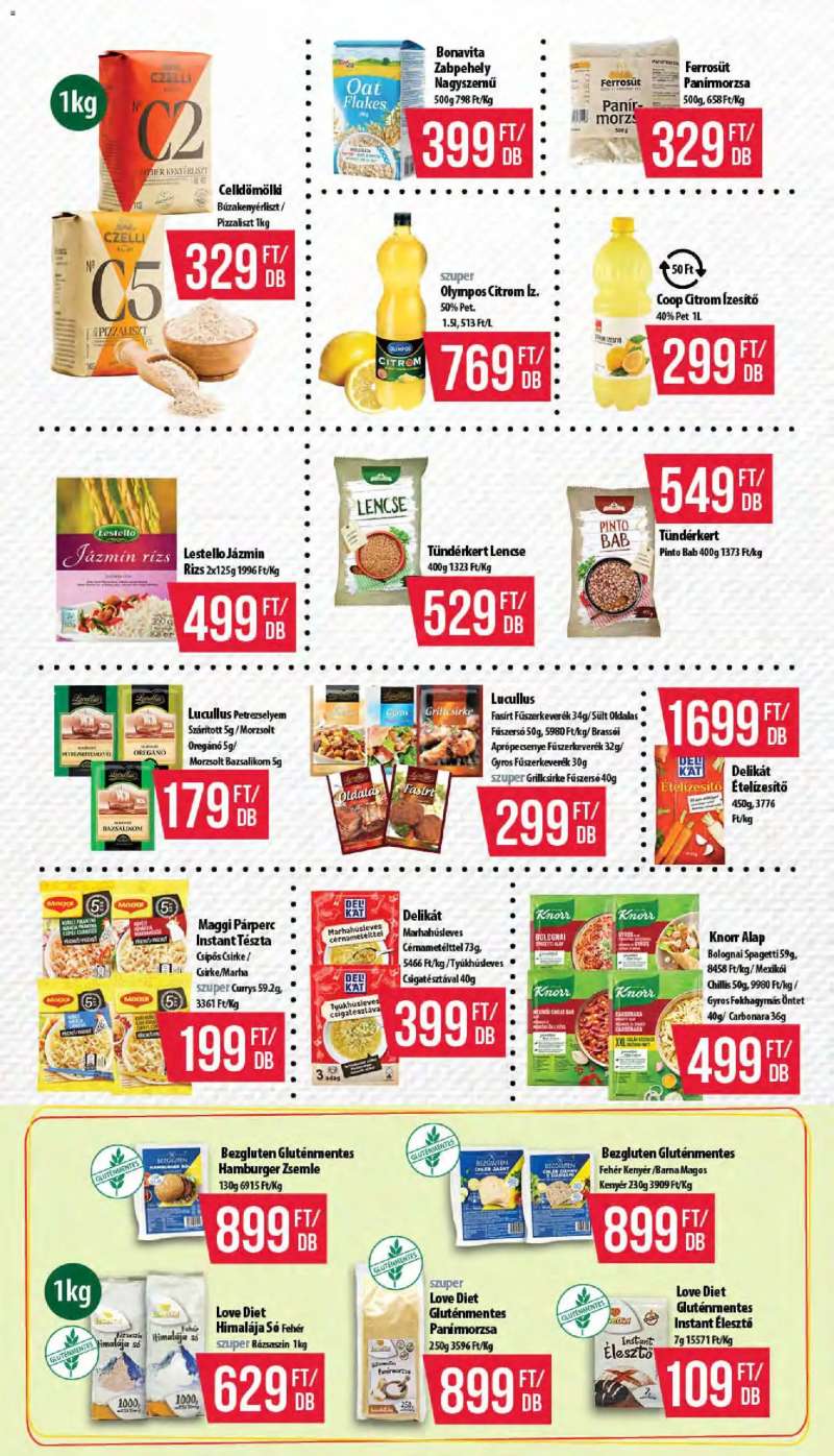 COOP Akciós újság COOP 10 oldal