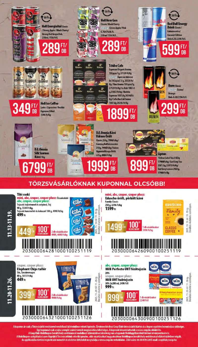 COOP Akciós újság COOP 16 oldal