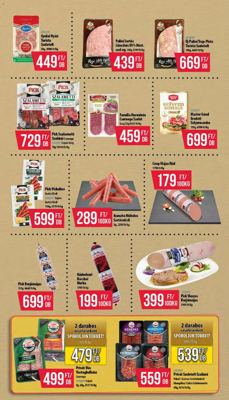 COOP Akciós újság COOP 4 oldal