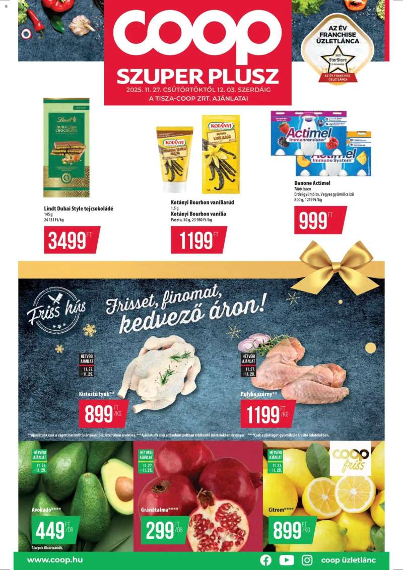 COOP Tisza - Szuper Plusz 1 oldal