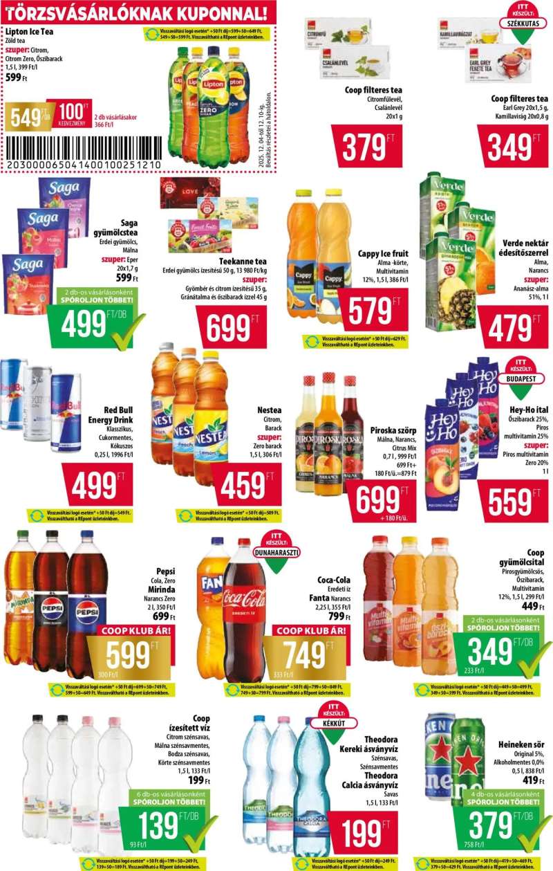 COOP Akciós újság COOP 10 oldal