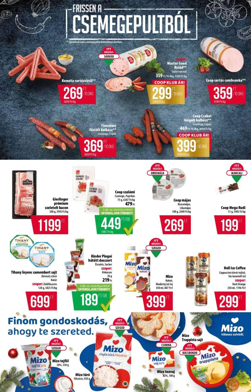 COOP Akciós újság COOP 2 oldal