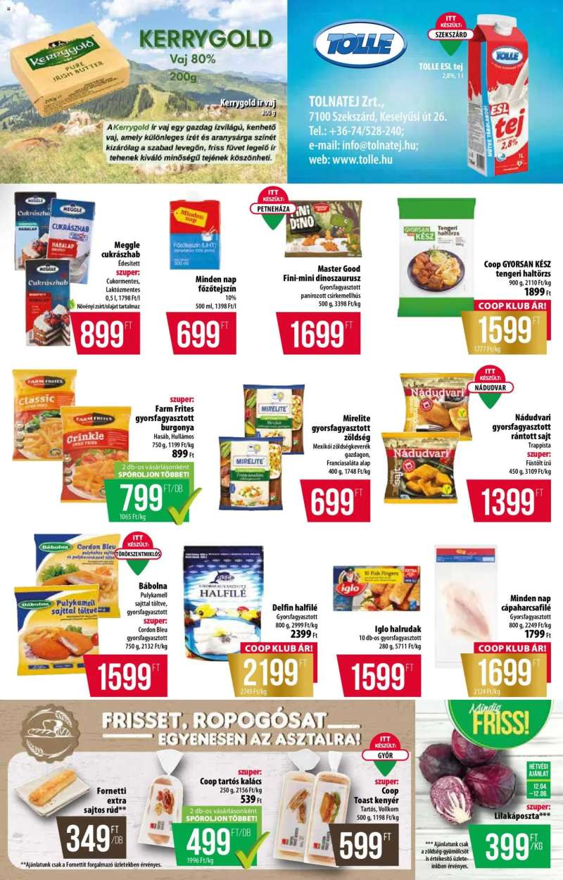 COOP Akciós újság COOP 3 oldal