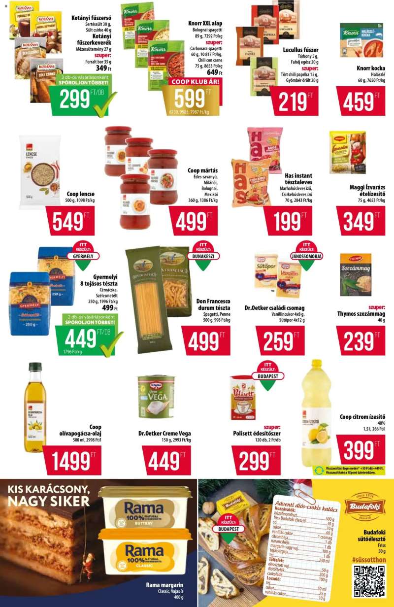 COOP Akciós újság COOP 8 oldal