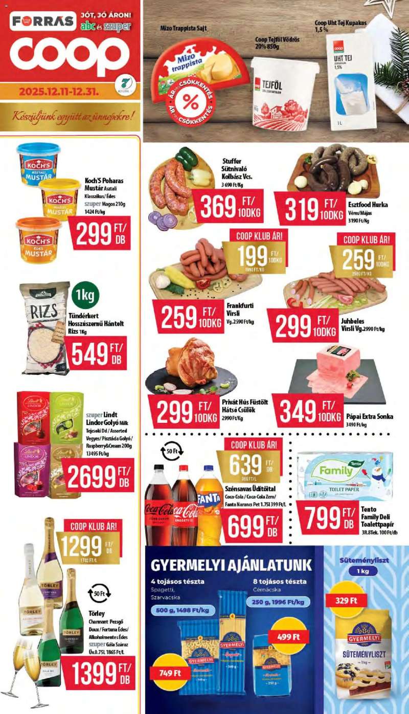 COOP Akciós újság COOP 1 oldal