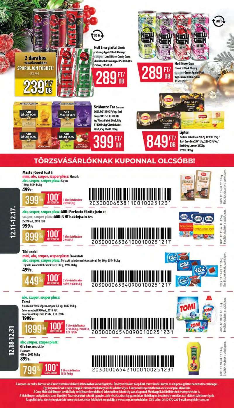 COOP Akciós újság COOP 16 oldal