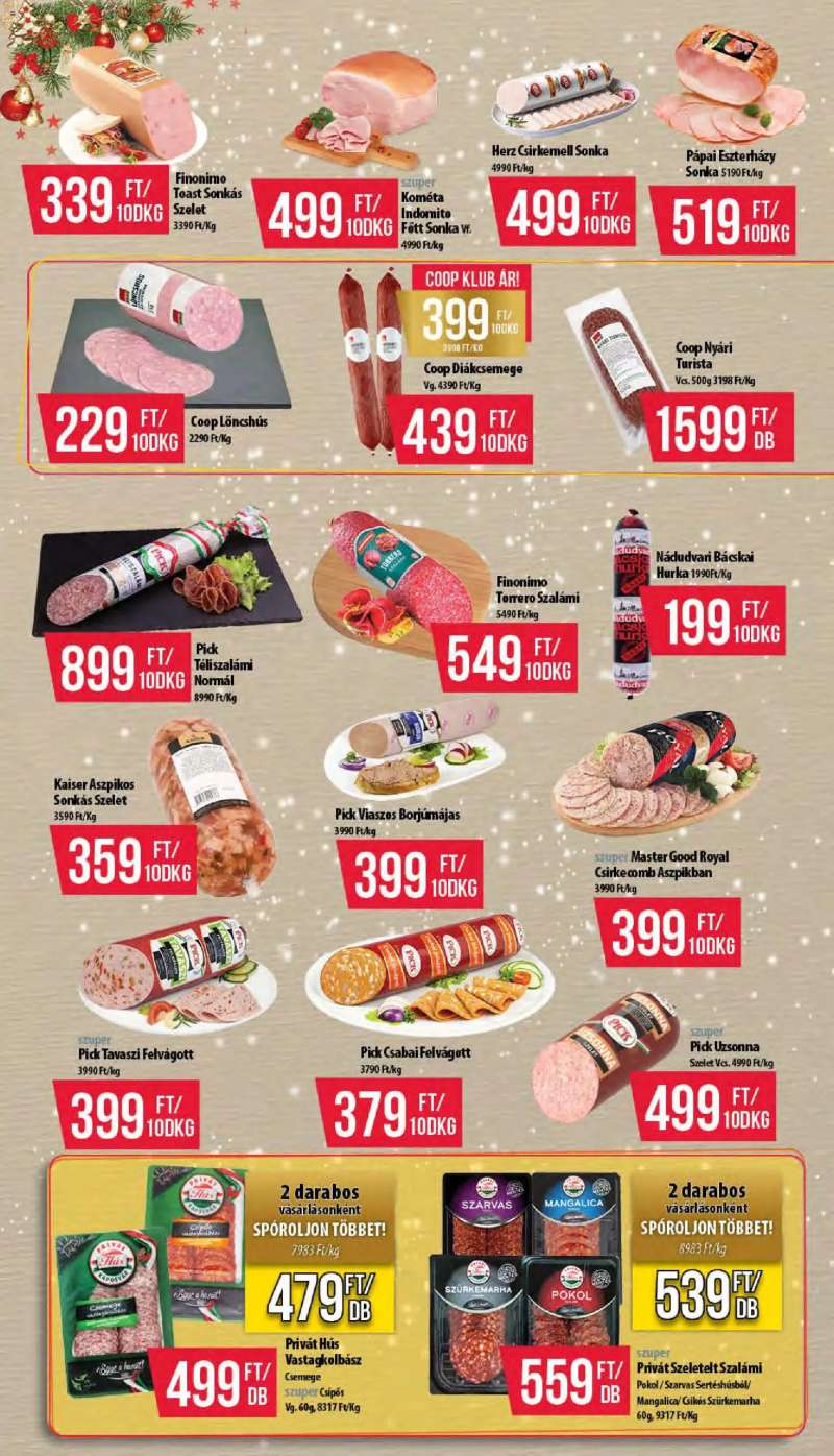 COOP Akciós újság COOP 3 oldal