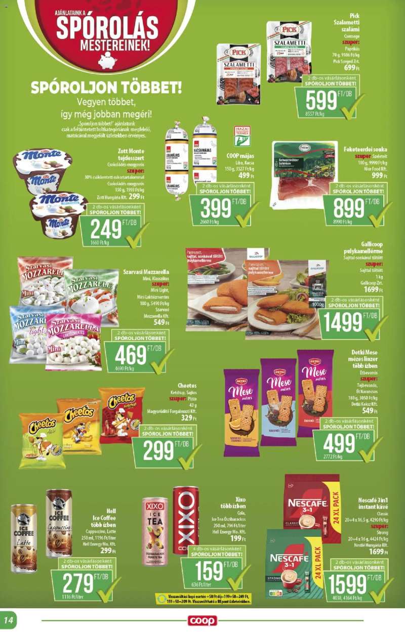 COOP Alföld Pro-Coop Zrt. - Abc szuper 14 oldal